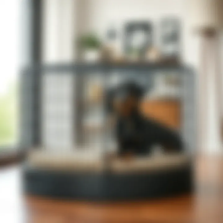 Magnificent The Dual Purpose of Double Dog Cage Furniture