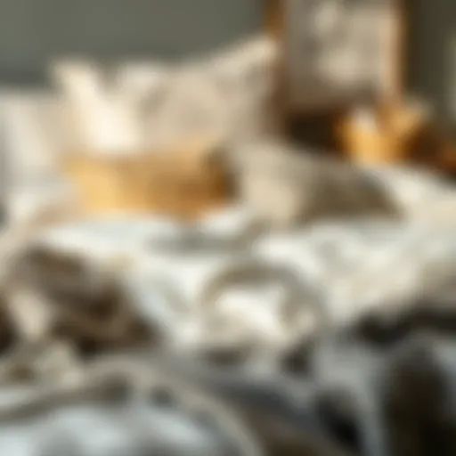 Stylish and Affordable Bedding Options Cozy bedding arrangement showcasing various textures and colors