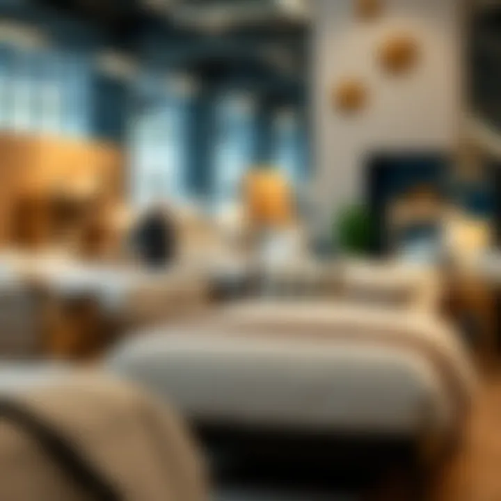 Display of lesser-known bedding retailers