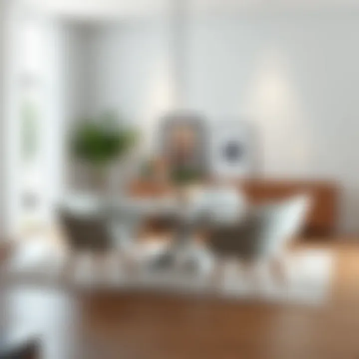 Minimalist Contemporary Dining Set Contemporary dining set with minimalist style