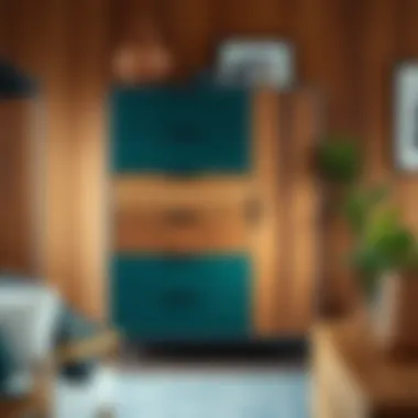 Stylish dresser made from eco-friendly materials