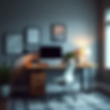 Stylish Corner Desk Stylish corner desk maximizing productivity