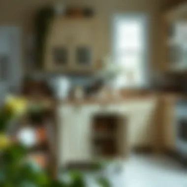 Maintenance of the Kitchen Cart Maintenance tips for the Better Homes and Gardens kitchen cart showcased in an elegant kitchen