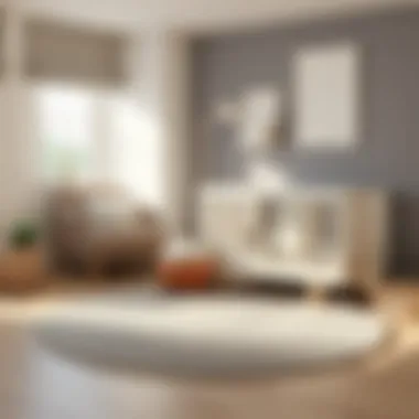 Creating a Comfortable Nursery with Circle Rugs Comfortable nursery with circle rug enhancing the space