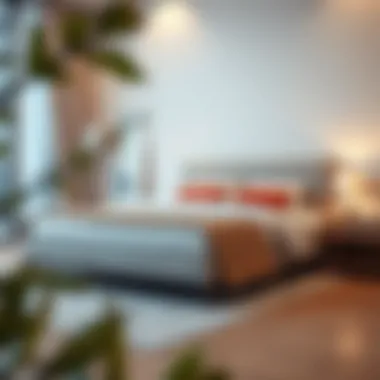 Elegant Design of a Full Size Bed Frame Stylish 14-inch full size bed frame in a modern bedroom setting