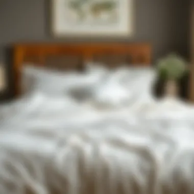 Diverse Fabric Options for Duvet Covers Various fabric materials for white duvet covers