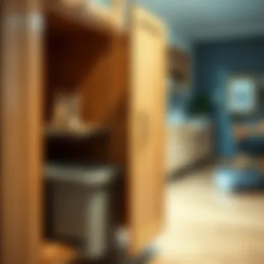 Installation Techniques for Pull Out Trash Cabinets Step-by-step installation process of a pull out trash cabinet