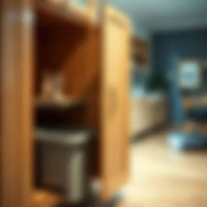 Installation Techniques for Pull Out Trash Cabinets Step-by-step installation process of a pull out trash cabinet