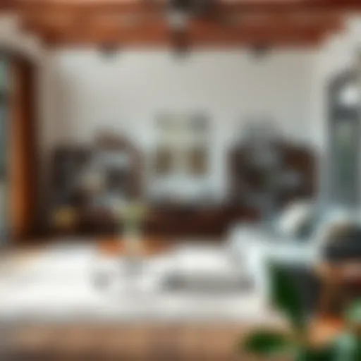 A well-designed living room showcasing stylish online furniture selections