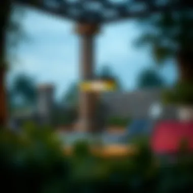 Sustainable Lighting for Outdoor Spaces Eco-friendly solar LED table lamp in an outdoor setting