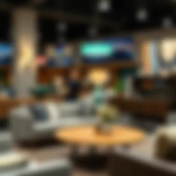 Stylish Modern Furniture Display Stylish modern furniture display in a local Sacramento store