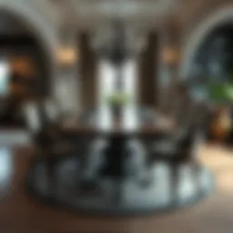 Elegant Bangalore dining table showcasing intricate craftsmanship