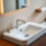 Modern Bathroom Sink and Faucet Combo Elegant bathroom sink and faucet combination showcasing modern design