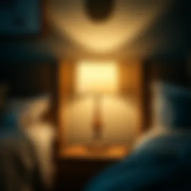 Harmonizing Lighting Choices with Bedroom Decor Stylish night table lamp harmonizing with bedroom decor