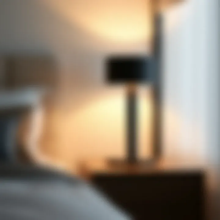 Sleek and Modern Night Table Lamp Design Modern minimalist night table lamp design