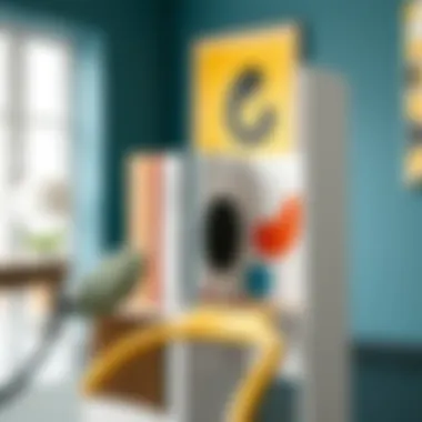 Artistic book dividers showcasing creative designs