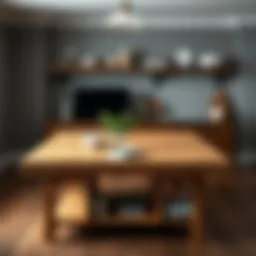 Exploring Butcher Block Tables with Storage: Design, Functionality, and Practicality Introduction