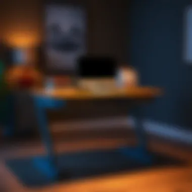 Innovative Ergonomic Computer Table Ergonomic computer table with adjustable features