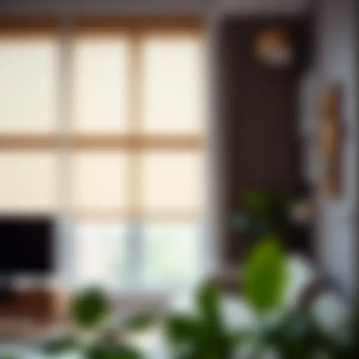 Seamless Installation of Cordless Roller Blinds Installation process of cordless roller blinds in a contemporary setting