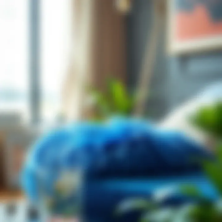 Stylishly designed faux fur papasan cushion cover in vibrant color