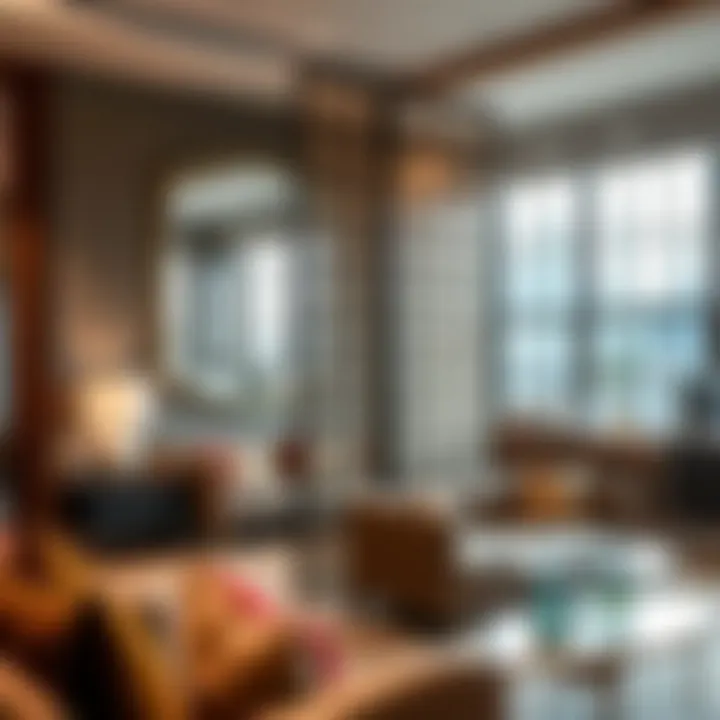 Creative screen room divider used in a boutique to define spaces