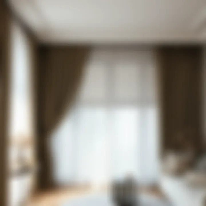 Different styles of pinch pleat sheer drapes showcased