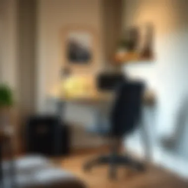 Ergonomic corner desk setup with ergonomic chair