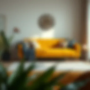 Stylish sofa bed arrangement demonstrating functionality