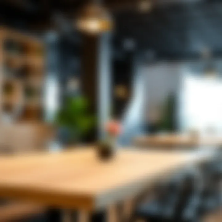 Modern Aesthetic of Bistro Table Design Modern bistro table design showcasing aesthetic appeal