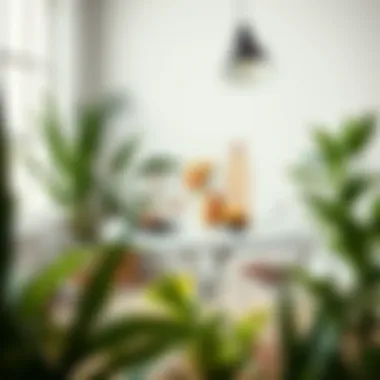 Indoor Decor with Bistro Table Stylish indoor bistro table arrangement with decor