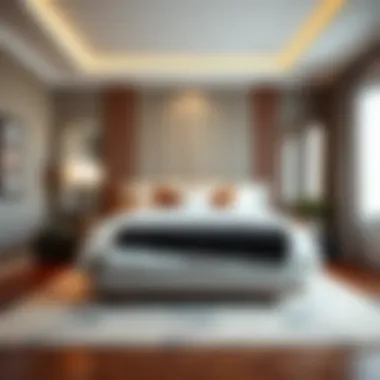 Elegant Bedroom with 60 by 80 Bed Frame An elegant bedroom setup featuring a 60 by 80 bed frame, emphasizing comfort and design.