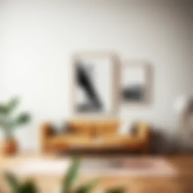 Stylish 60 by 80 Frame in Home Décor A detailed view of a stylish 60 by 80 frame showcasing its versatility in home décor.