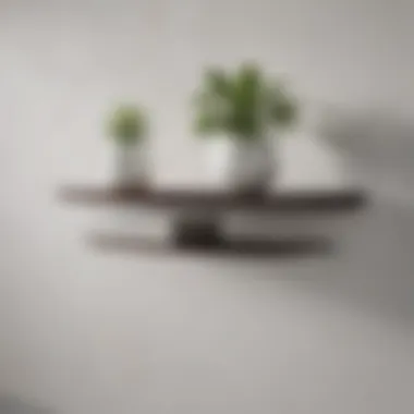 Chic Minimalist Corner Floating Shelf Minimalist corner floating shelf