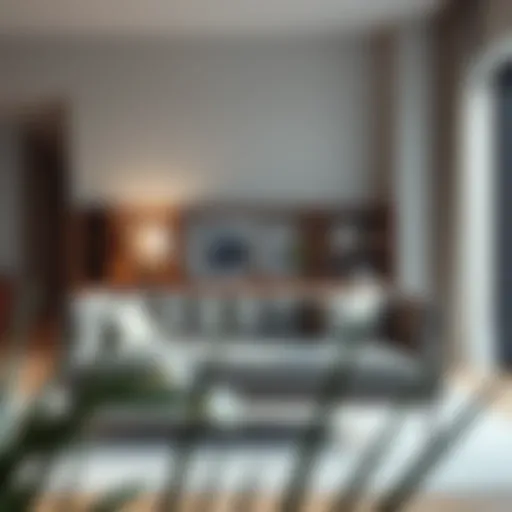 Elegant Bookcase Bench in Modern Living Room Elegant bookcase bench in a modern living room setting