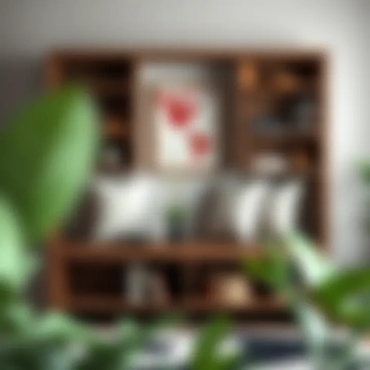 Bookcase bench showcasing practical storage solutions and decor accents