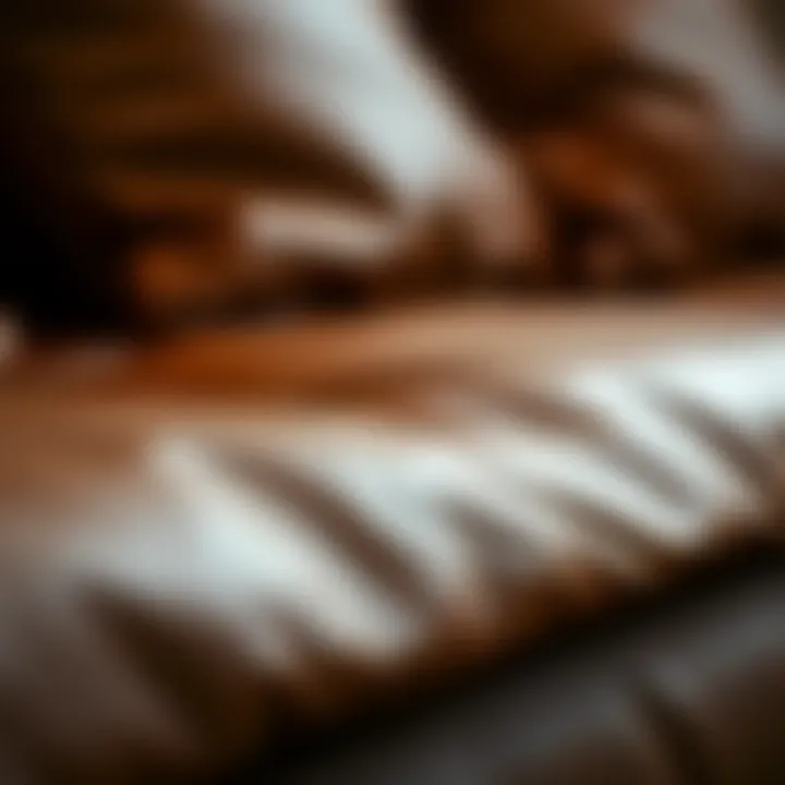 Close-up of leather texture showcasing craftsmanship