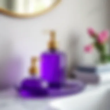 Notable Exploring the Elegance of Purple Soap Dispenser Sets Notable Exploring the Elegance of Purple Soap Dispenser Sets