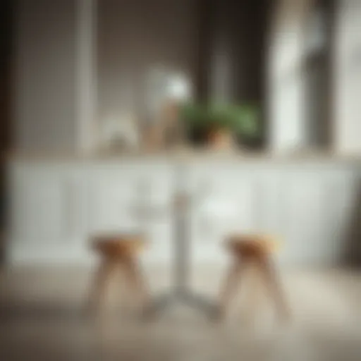 Exploring the Functional Elegance of Small Tables with Stools Introduction