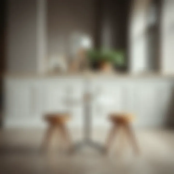 Exploring the Functional Elegance of Small Tables with Stools Introduction