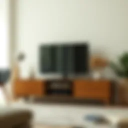 Exploring the Functional Elegance of TV Stands with Wheels Introduction