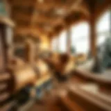 Exploring the Intricacies of Large Wood Train Sets Introduction