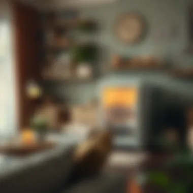 Mini Fridge in a Cozy Living Space Mini Fridge in a Cozy Living Space
