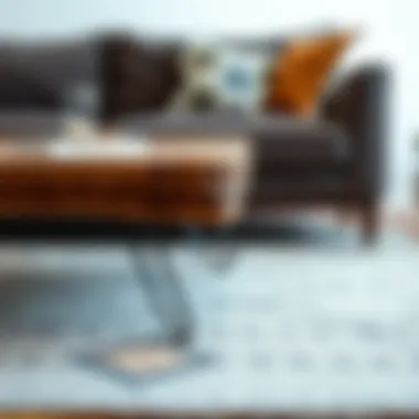 Coffee table made of reclaimed wood