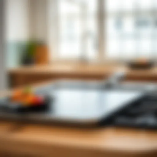 Elegant non-stick surface showcasing versatility