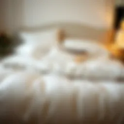 Luxurious queen size duvet on a neatly arranged bed