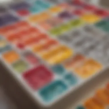 Organizational Harmony with Tupperware A variety of Tupperware trays with lids arranged harmoniously, illustrating their organizational capabilities.