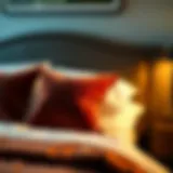 Luxurious velvet throw pillow on a neatly made bed