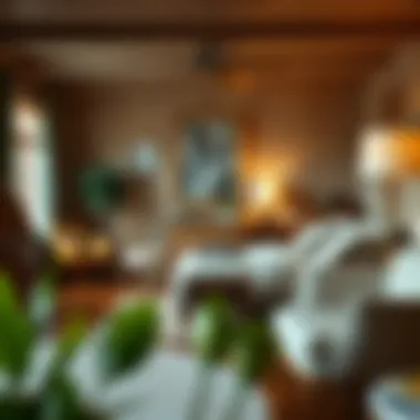 Cozy bedroom with a blend of vintage and modern furniture