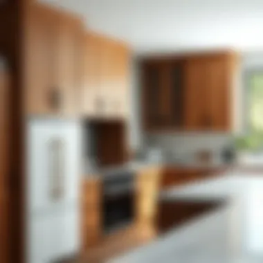 Variety of cabinet materials displayed