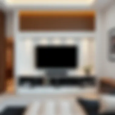 Compact home theatre cabinet maximizing space efficiency